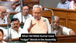 bihar cm nitish kumar used vulgar words